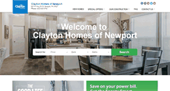 Desktop Screenshot of claytonhomesnewport.com